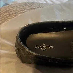 Louis Vuitton | Shoes | Louis Vuitton Black Suede Loafers  display picture 2